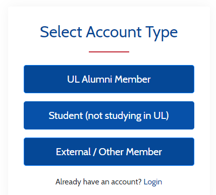 Account type Section